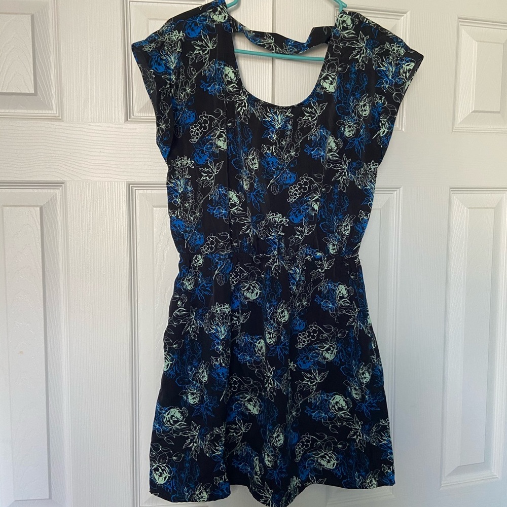 Candie’s Floral Black Dress